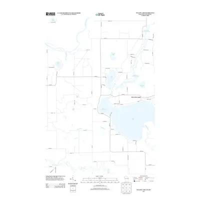 2013 Map of Yellow Lake, 2013 Print