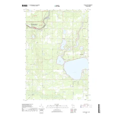 2019 Map of Yellow Lake, 2019 Print