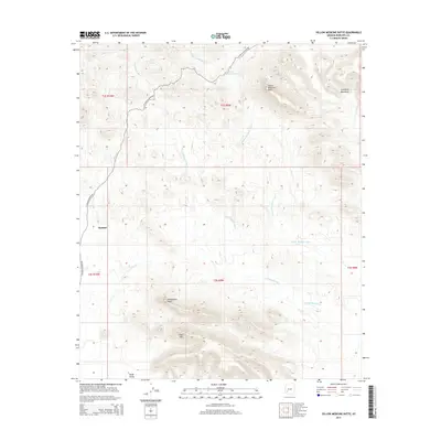 2014 Map of Yellow Medicine Butte, 2014 Print