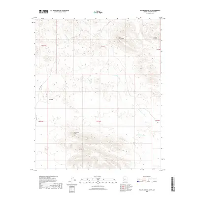 2018 Map of Yellow Medicine Butte, 2018 Print
