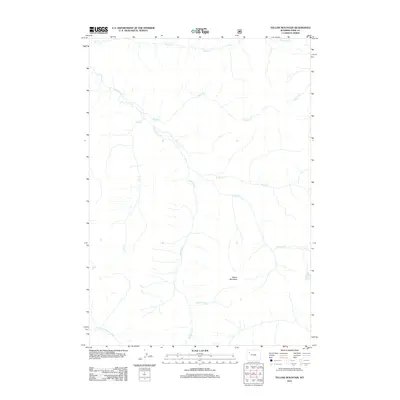 2012 Map of Yellow Mountain, 2012 Print