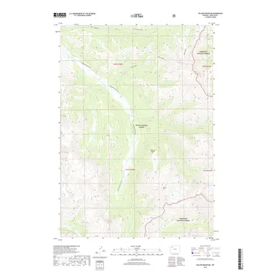 2017 Map of Yellow Mountain, 2017 Print