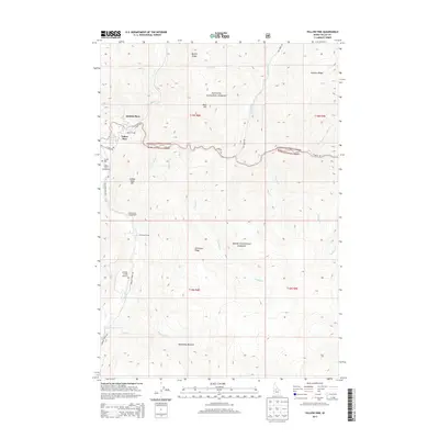 2013 Map of Yellow Pine, 2013 Print