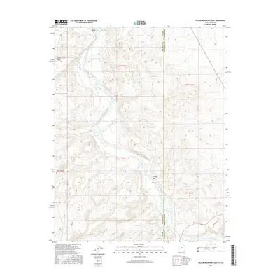 2017 Map of Yellow Rock Point East, 2017 Print