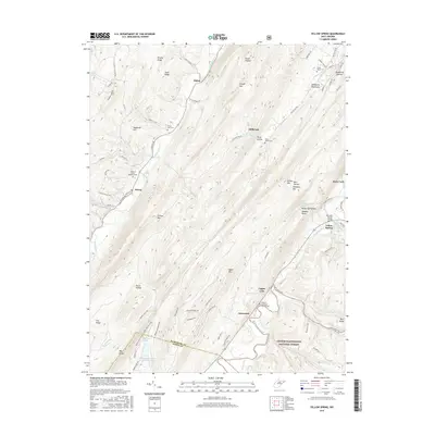 2016 Map of Yellow Spring, 2016 Print