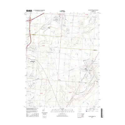 2016 Map of Yellow Springs, 2016 Print