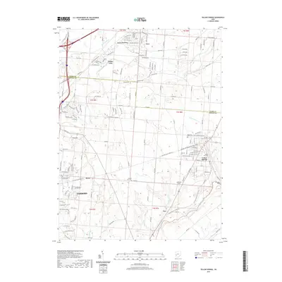 2019 Map of Yellow Springs, 2019 Print