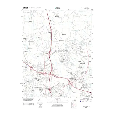2010 Map of Yellow Tavern, 2010 Print