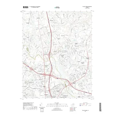 2019 Map of Yellow Tavern, 2019 Print
