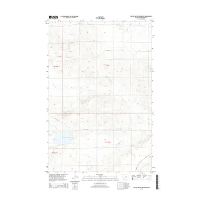 2014 Map of Yellow Water Reservoir, 2014 Print