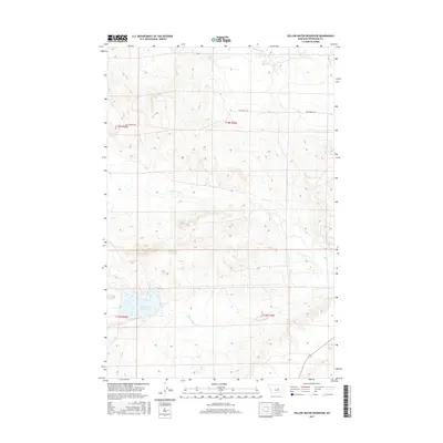 2017 Map of Yellow Water Reservoir, 2017 Print