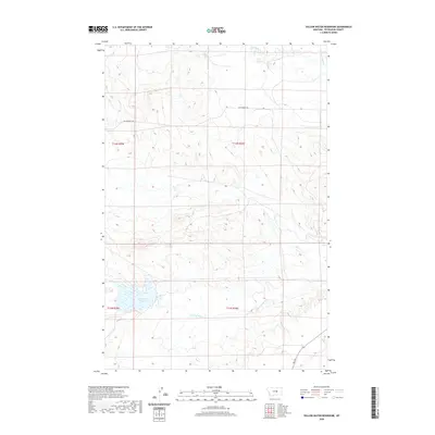 2020 Map of Yellow Water Reservoir, 2020 Print