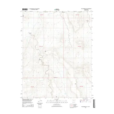 2014 Map of Yellowhorse Flat, 2014 Print