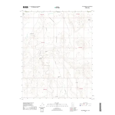 2018 Map of Yellowhorse Flat, 2018 Print