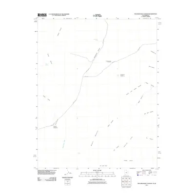 2011 Map of Yellowjacket Canyon, 2011 Print
