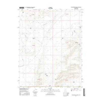 2017 Map of Yellowjacket Canyon, 2017 Print