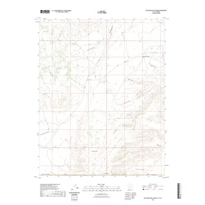 2023 Map of Yellowjacket Canyon, 2023 Print
