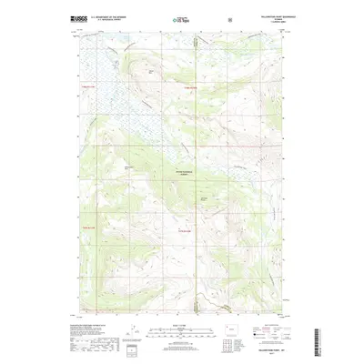 2017 Map of Yellowstone Point, 2017 Print