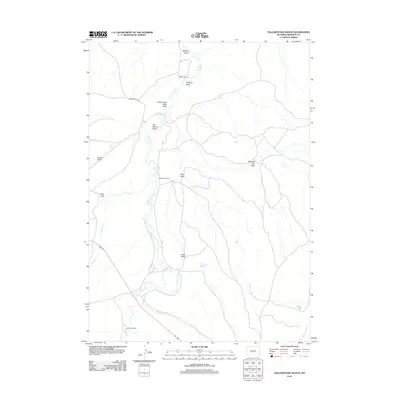 2012 Map of Yellowstone Ranch, 2012 Print