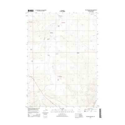 2015 Map of Yellowstone Ranch, 2015 Print