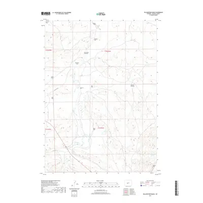 2017 Map of Yellowstone Ranch, 2017 Print