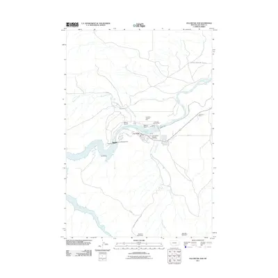 2011 Map of Yellowtail Dam, 2011 Print