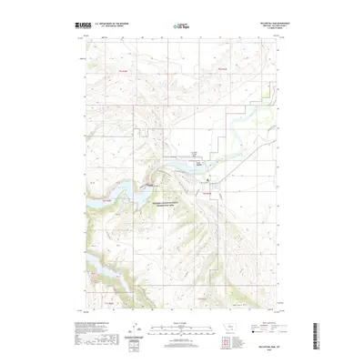 2020 Map of Yellowtail Dam, 2020 Print