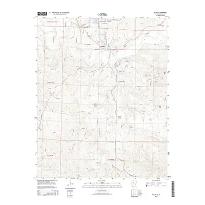 2014 Map of Yellville, 2014 Print