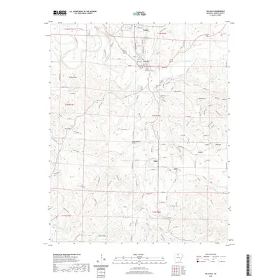 2020 Map of Yellville, 2020 Print