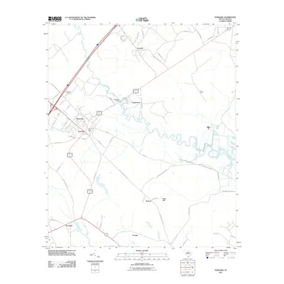 2011 Map of Yemassee, 2011 Print