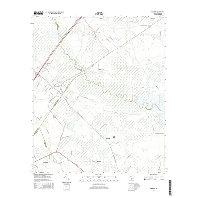 2017 Map of Yemassee, 2017 Print