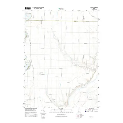 2014 Map of Yeoman, 2014 Print