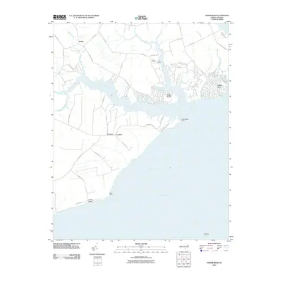 2010 Map of Yeopim River, 2010 Print