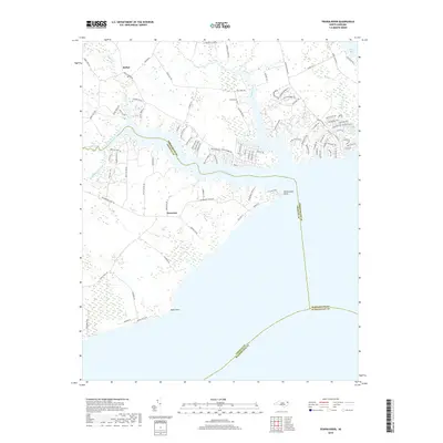 2019 Map of Yeopim River, 2019 Print