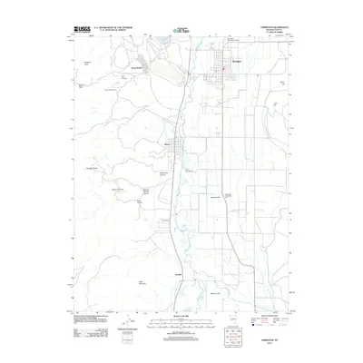 2012 Map of Yerington, 2012 Print