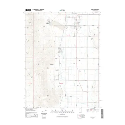 2014 Map of Yerington, 2014 Print
