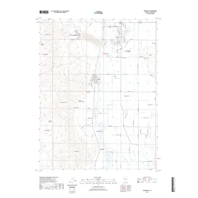 2018 Map of Yerington, 2018 Print