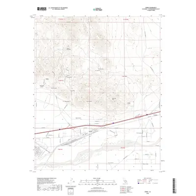 2018 Map of Yermo, 2018 Print