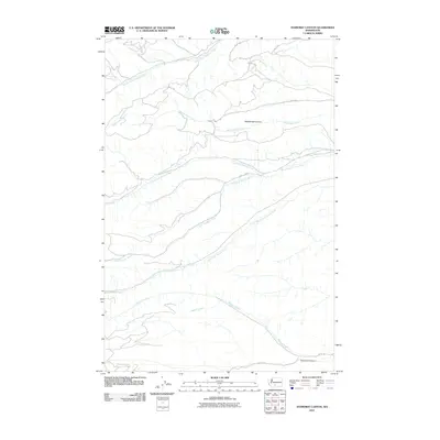 2011 Map of Yesmowit Canyon, 2011 Print