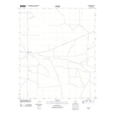 2010 Map of Yeso, 2010 Print