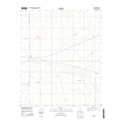 2013 Map of Yeso, 2013 Print