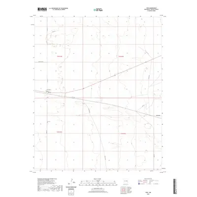 2020 Map of Yeso, 2020 Print