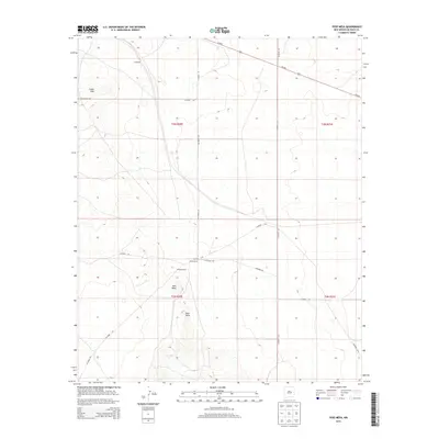 2013 Map of Yeso Mesa, 2013 Print