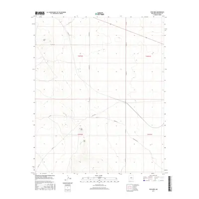 2017 Map of Yeso Mesa, 2017 Print