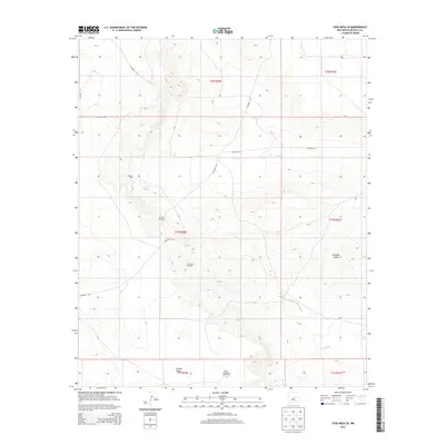 2013 Map of Yeso Mesa SE, 2013 Print
