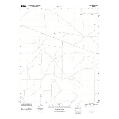2010 Map of Yeso NW, 2010 Print