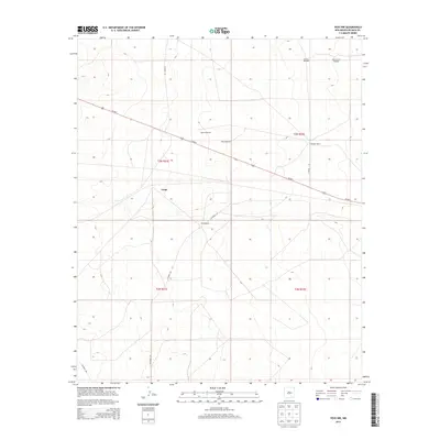 2013 Map of Yeso NW, 2013 Print