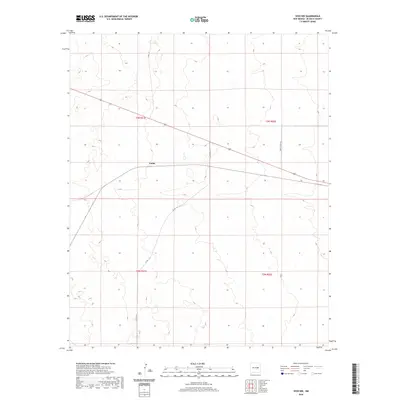 2020 Map of Yeso NW, 2020 Print
