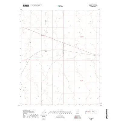 2023 Map of Yeso NW, 2023 Print