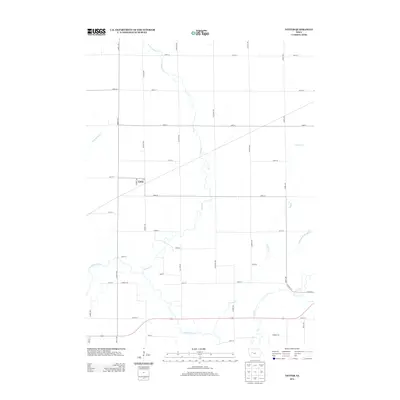 2013 Map of Yetter, 2013 Print